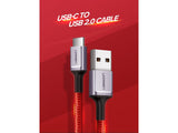 UGREEN Kabel UGREEN USB-C Ladekabel QC3.0 Fast Charging 1m Nylon rot 60184 6957303861842