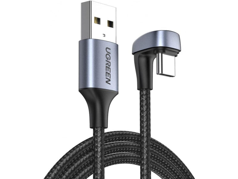 UGREEN USB-C Ladekabel Quick Charge 3A U-Design 180 Winkelstecker 1m