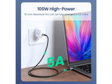 UGREEN USB-C Power Delivery 100W QC 4.0 Nylon Titan Ladekabel 1.5m