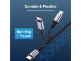 UGREEN USB-C Power Delivery 60W QC 4.0 Nylon Titan Ladekabel 1 Meter