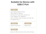 UGREEN USB-C Quick Charge 4.0 Ladekabel L-Design 1 Meter Nylon Titan