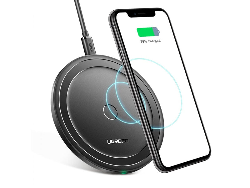 UGREEN Wireless Charging Pad Qi Ladegerät mit 10 Watt schwarz