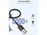 UGREEN Kurzes Micro USB Lade Kabel und USB Datenkabel 0.5m schwarz