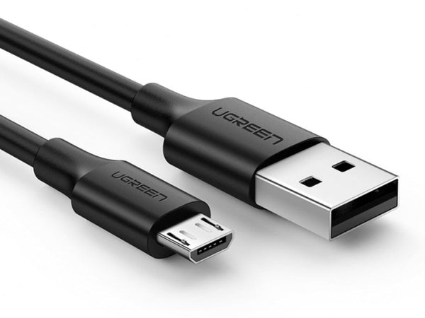 UGREEN Kurzes Micro USB Lade Kabel und USB Datenkabel 0.5m weiss