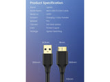 UGREEN Stabiles USB 3.0 auf Micro B Festplatten Kabel 1 Meter