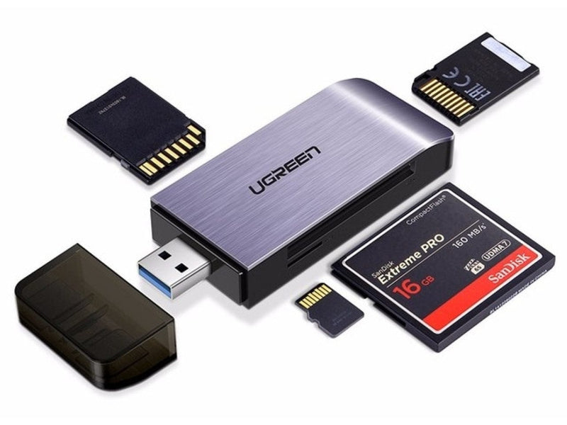 UGREEN USB 3.0 Cardreader 4-in-1 CompactFlash SD MicroSD Memory Stick
