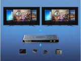 UGREEN 4x2 HDMI Matrix Switch Box für PC, TV, Monitor mit SPDIF Output